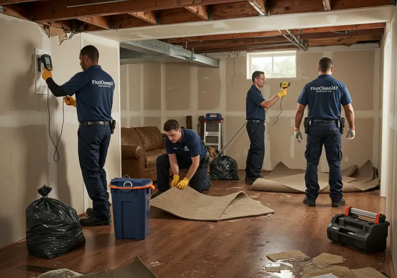Flood DamageMaterial Assessment and Debris Removal process in Freeport, TX